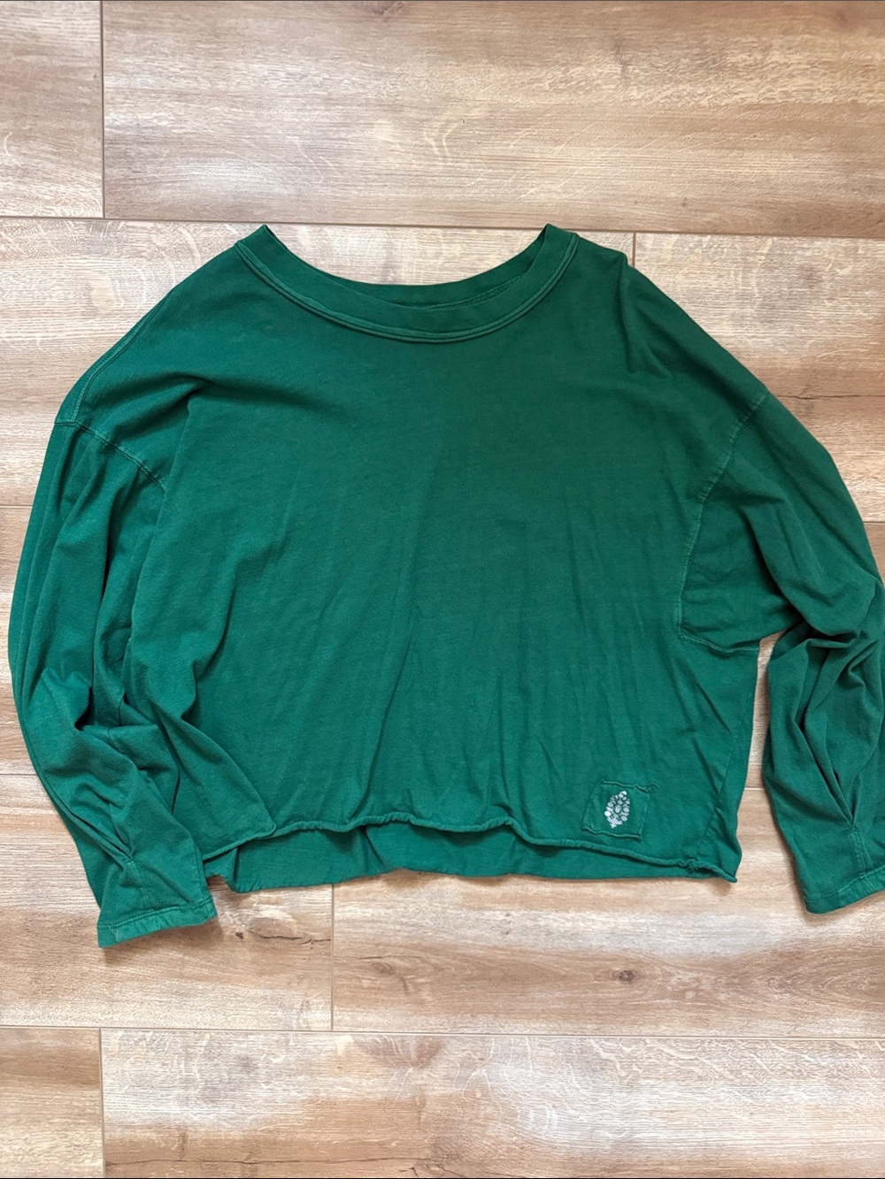 Forest Green Long Sleeve Top